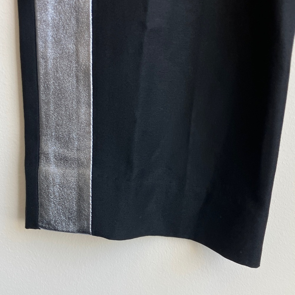 ELIZABETH AND JAMES Winston Tuxedo Pants Black w/Silver Stripe Women’s 8 NWT - Picture 4 of 11